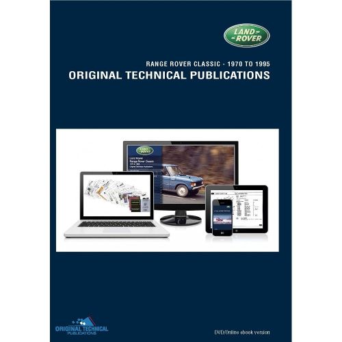 Range Rover Technical publication DVD LTP3002