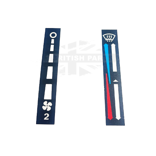 Decal Set Heater Control  BPK634