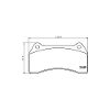 Brake Pad Set C2C24018