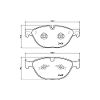 Brake Pad Kit Front C2D3801