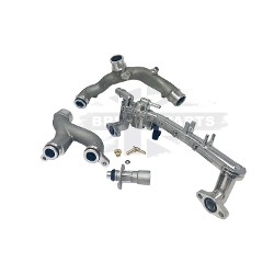 Water Outlet & Tube Kit Aluminium